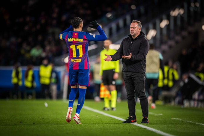 Remplacer Raphinha : Les 3 options de Flick au Barça