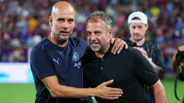 Guardiola encense le Barça de Hansi Flick et son record