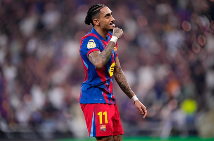 Raphinha de retour à l'entraînement du Barça