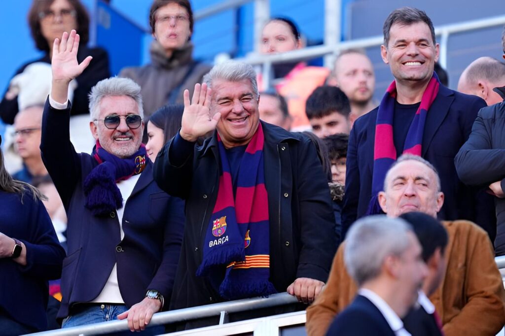 Laporta et Pini Zahavi réunis pour Flick et Lewandowski