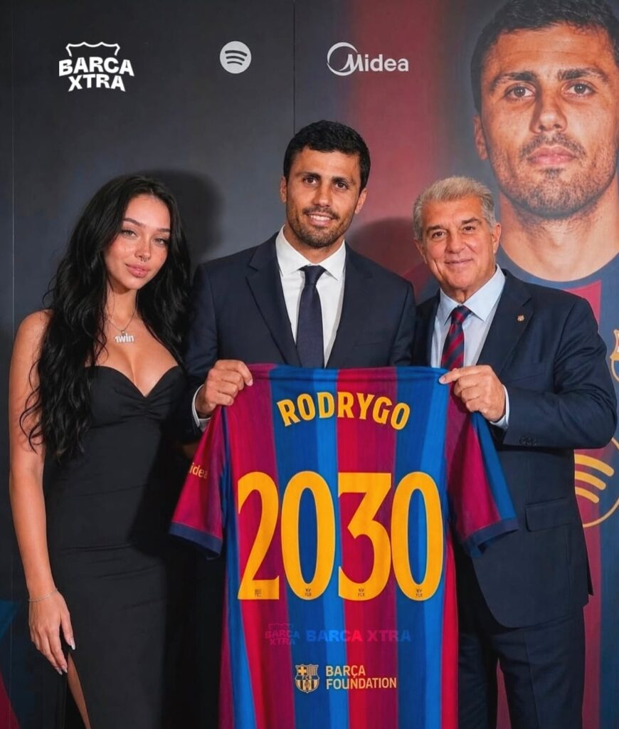 Une présentation de Rodri programmée lors du Trophée Joan Gamper
