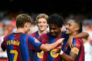 Valencia FC Barcelone : Doublé de Lamine Yamal et festival offensif